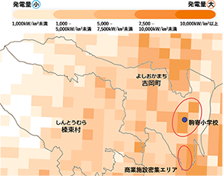 ＜建物系の太陽光発電ポテンシャルの評価＞